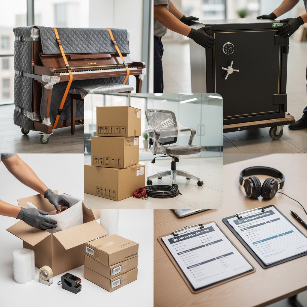 In & Out Moving Service LLC professional movers handling specialty services including piano moving and gun safe transport in Yakima, WA